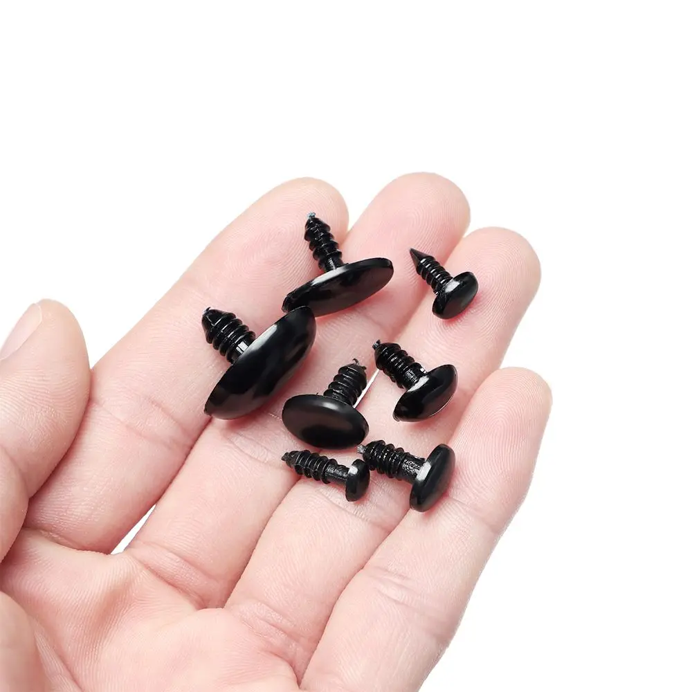 50/100pcs New Bear Buttons DIY Tool Oval Animal Noses Safety Parts Dolls Accessories  Noses