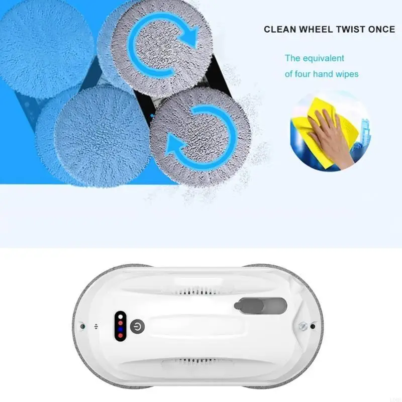 U0DE Remote Controlled Window Cleaning Robot with Intelligent Planning Electric Window Cleaning Device for Cleaning Window
