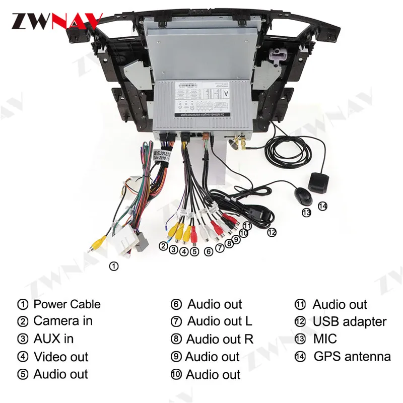 13.6 بوصة أندرويد 9.0 4 + 64 تسلا نمط سيارة لتحديد المواقع والملاحة لنيسان باترول Y62 2010 + Autoradio HeadUnit مشغل وسائط متعددة ستيريو