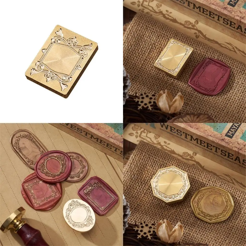Photo Frame Series Sealing Wax Stamp for DIY Christmas Envel