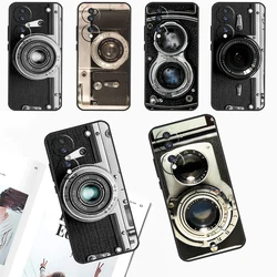 Retro Camera Vintage Case For Huawei Nova Y91 Y90 Y70 Y61 Y60 5T 11i 8i 3i P20 P40 P30 Lite 9 10 SE 11 Pro Cover