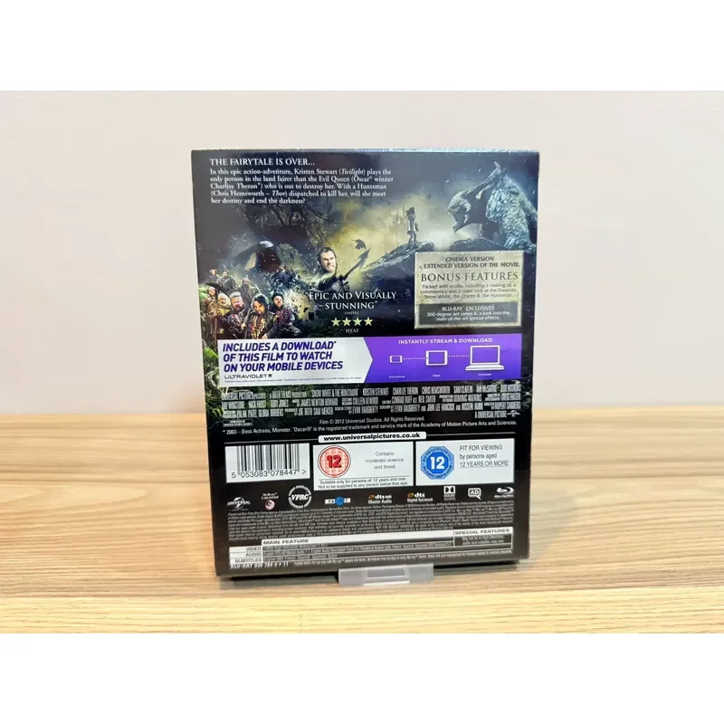 British Version Blu-ray Tin Box Snow White and the Hunter