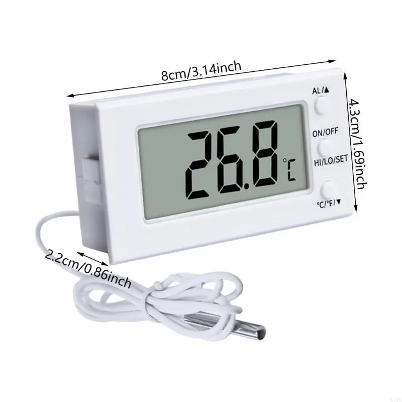 긴 프로브가있는 37me 온도가 높은 저온 경보 -50 ~ 100 ℃/-50 ~ 300 ℃