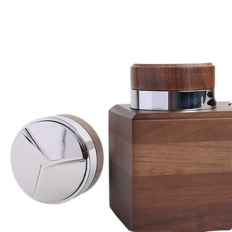 سدادة قهوة 58.5 مللي متر سدادة قهوة أداة توزيع القهوة غطاء الجوز مستوي الاسبريسو يناسب فلتر القهوة اسبريسو #1