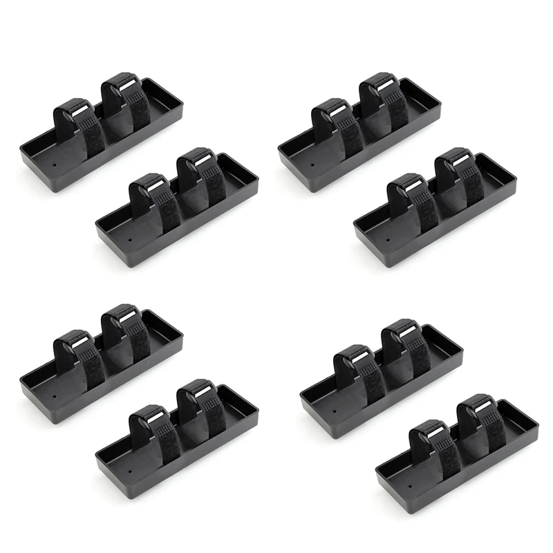 8 Set RC Plastic Battery Tray Case Battery Box Bracket For 1/8 1/10 Axial SCX10 Traxxas TRX4 D90 RC Crawler Car Parts