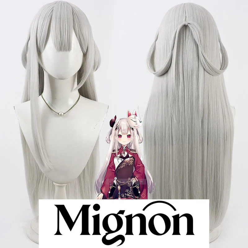 

Mignon Virtual VTuber Shibamoto Akika Nayrohana Cosplay Wig Simulated Scalp Styling