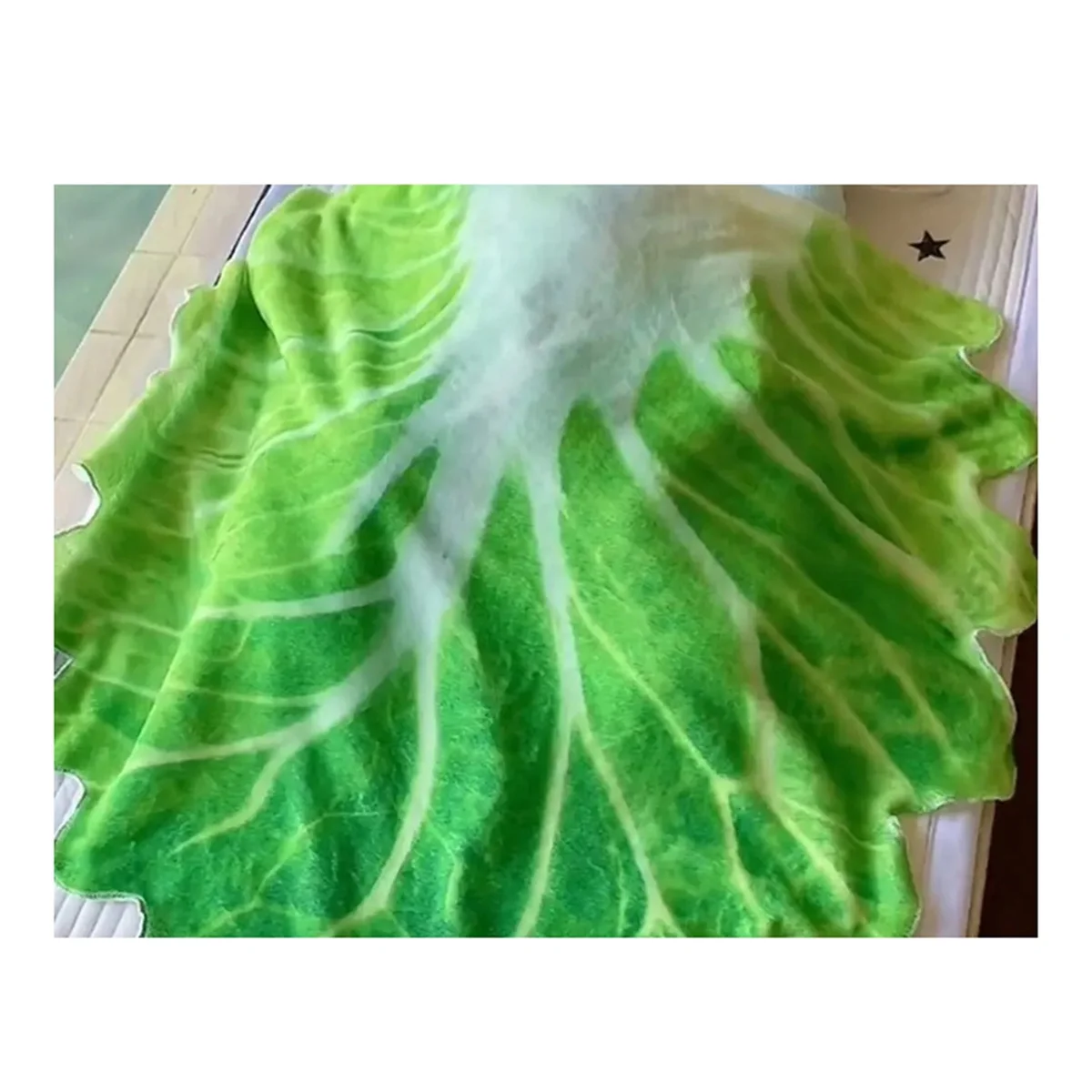 Soft Cabbage Blanket Funny Novelty Blanket 100x100cm