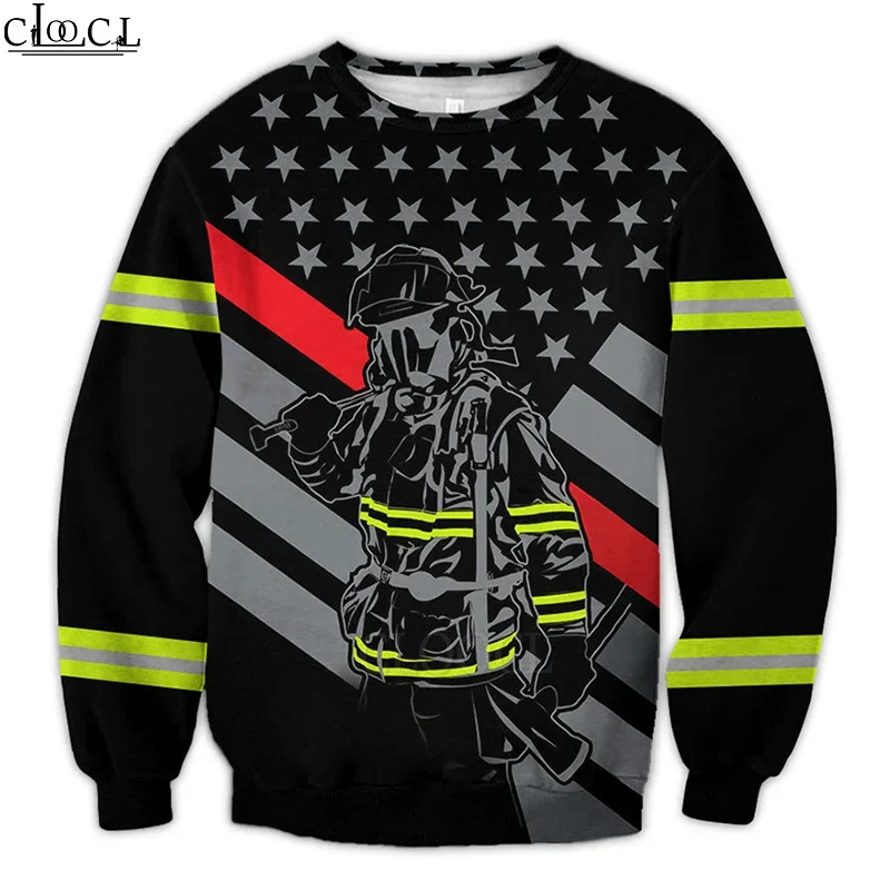 

HX Fashion Hoodies Hoodie Newest Firefighter 3D Print Men Women Sweatshirt Streetwear Pullover Tracksuits Drop Shipping