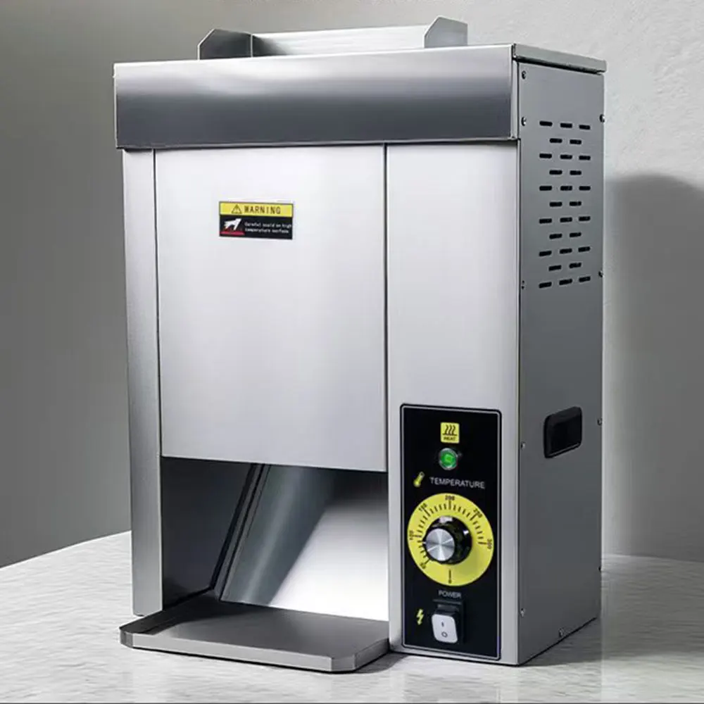 T*& High Efficiency Stainless Steel Electric Commercial Vertical Hamburger Toaster for Hotels and Food Shops