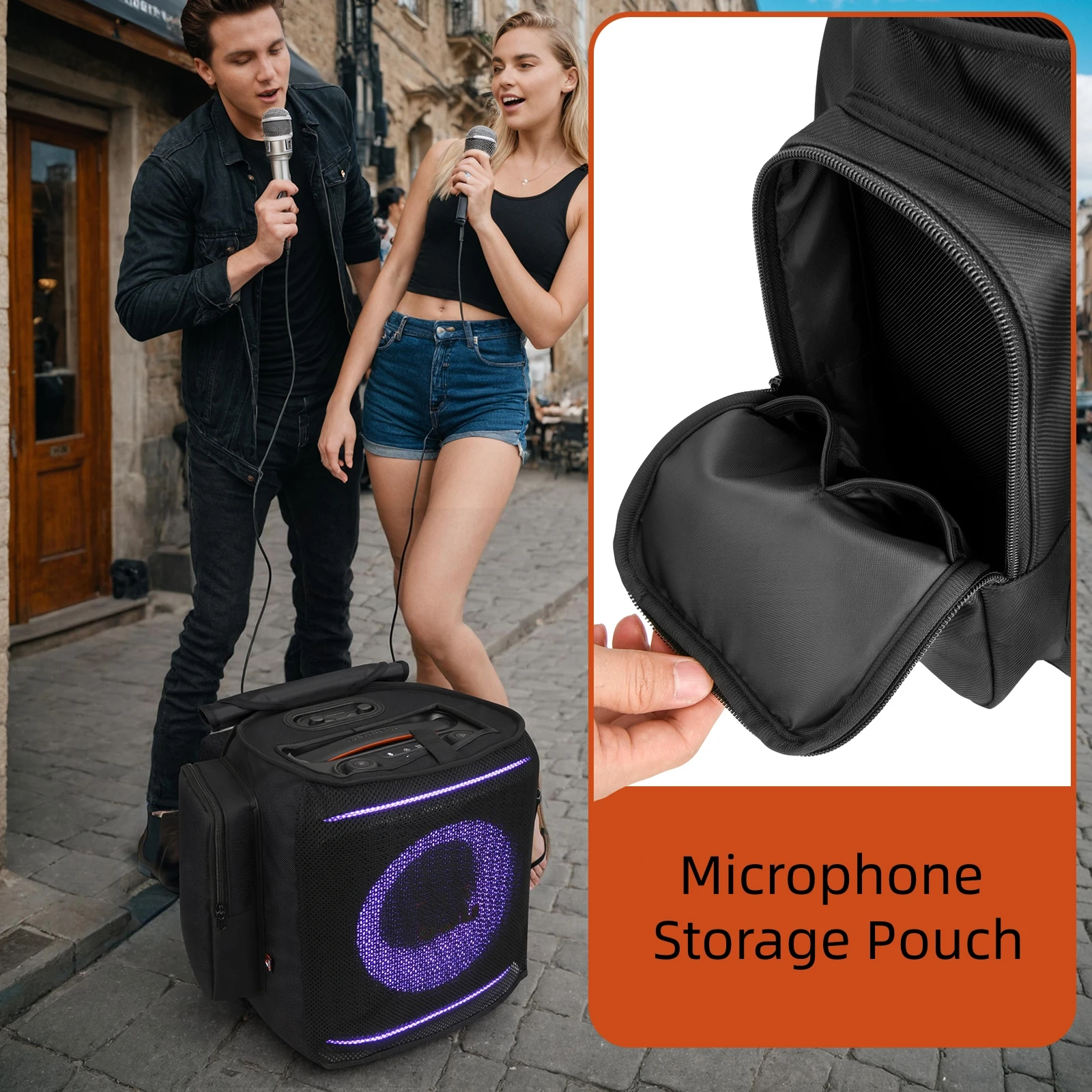 

Protective Case For JBL Partybox Encore 2 Full-Coverage Mesh Dust Cover ,Speaker Outdoor Dust-proof Bag Sleeve Funda for Encore2