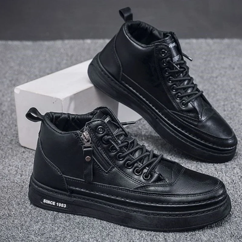 

Men's Casual Shoes Summer Business Leisure British Sports Kitchen Waterproof Non-Slip Oil-Resistant Chef Leather Shoes