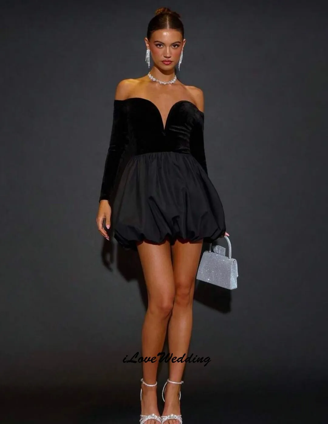 

V-Neck Sexy Homecoming Dresses 2025 Half Sleeve A-Line Short Prom Dresses Mini Length Cocktail Dresses Pleated Gala Customized