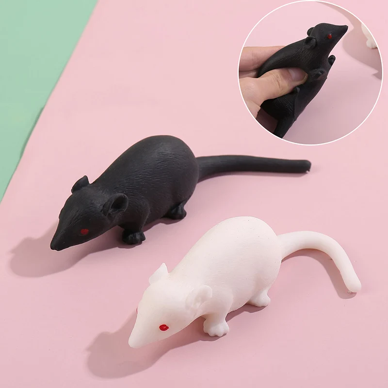 Simulation Mouse Model Creative Squeeze Vent Decompression Toys Children's Halloween Compulsion Prank Props Birthday Gift