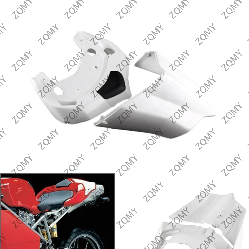 

Motorcycle Tail Rear Fairing Cover Bodykits For Ducati 999 749 2003 2004 Injection Mold ABS Plastic Unpainted White