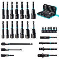 Metric & SAE Magnetic Nut Driver Set 1/4\