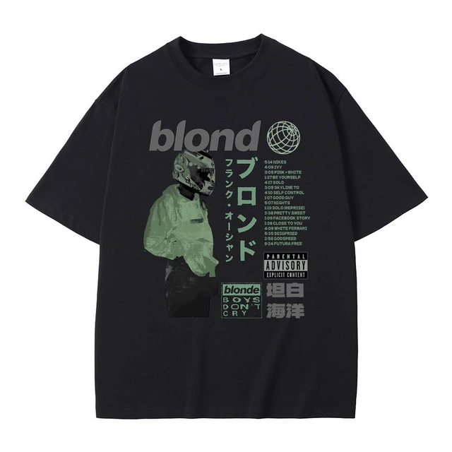 Frank Ocean Blond Manga Print T Shirts Men Women Blonde Hip Hop T-shirts  Summer Comfortable Fashion Vintage Tees Clothes - AliExpress