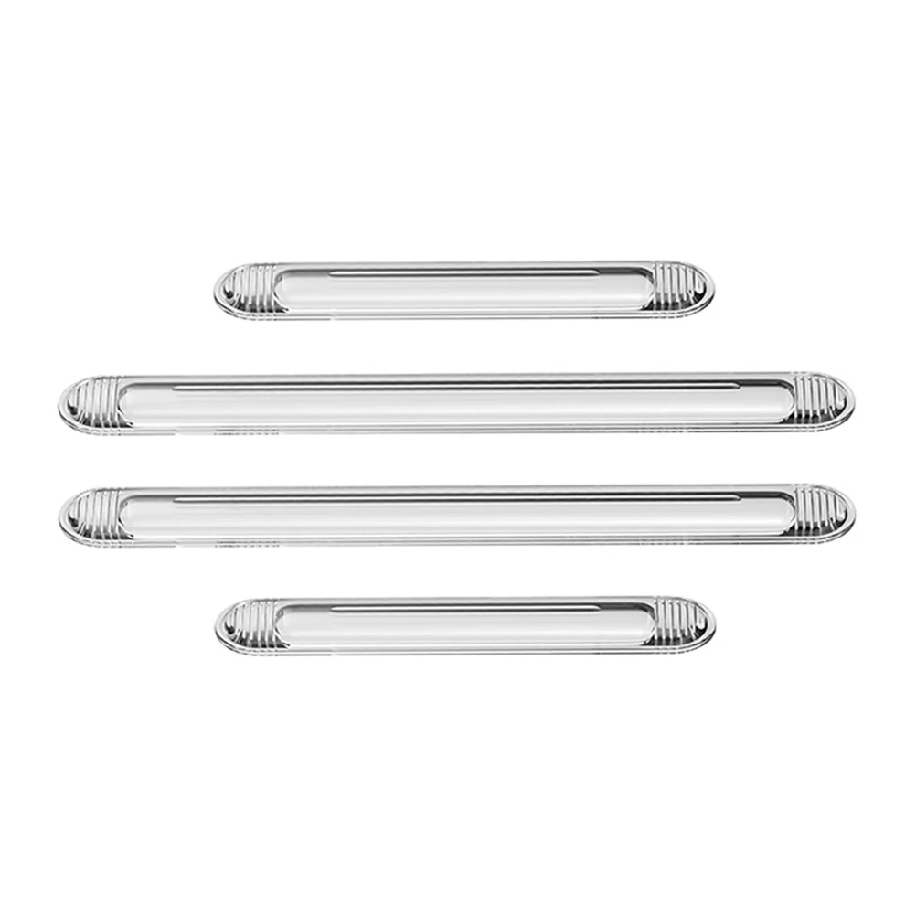 

4pcs Car Door Protector Bumper Silicone Gel Clear Waterproof Non Yellowing Long Use Scratch Resistant Easy Install Door Edge