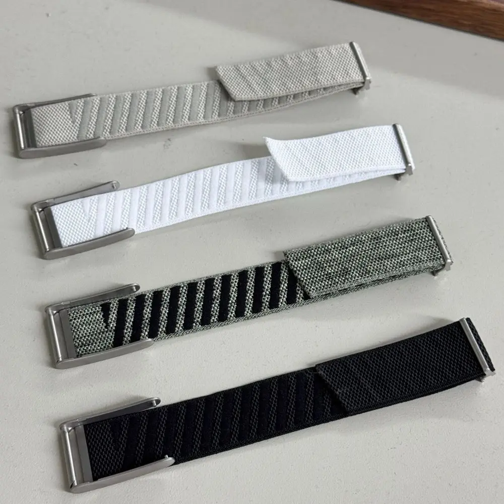 حزام مطاطي من النايلون لسوار Whoop 5.0 الرياضي 5.9 - 9.1 بوصة سوار معصم مريح متوافق مع Whoop 5.0، Peak، Life، MG