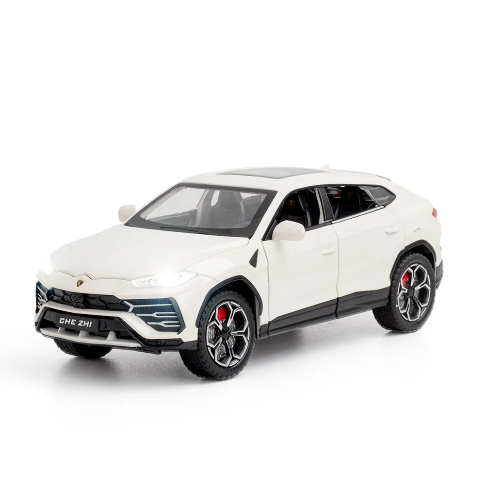 1:24 Lamborghini URUS SUV Alloy Sports Car Model Diecasts Metal Off-road Vehicles Car Model Sound and Light Kids Toys Gift A501