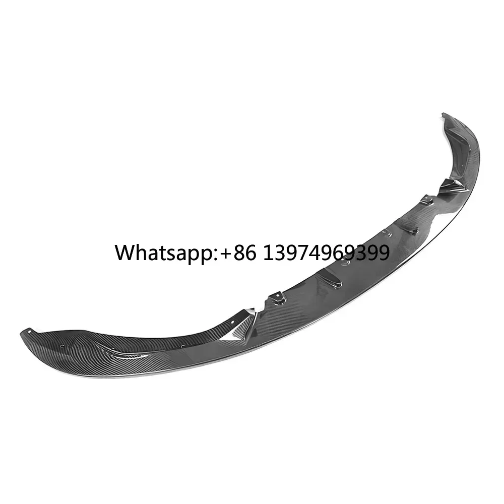 Wholesale 3D Front Bumper Splitter Lower Lip Fit  F82 M4 Car Styling Front Lip Parts
