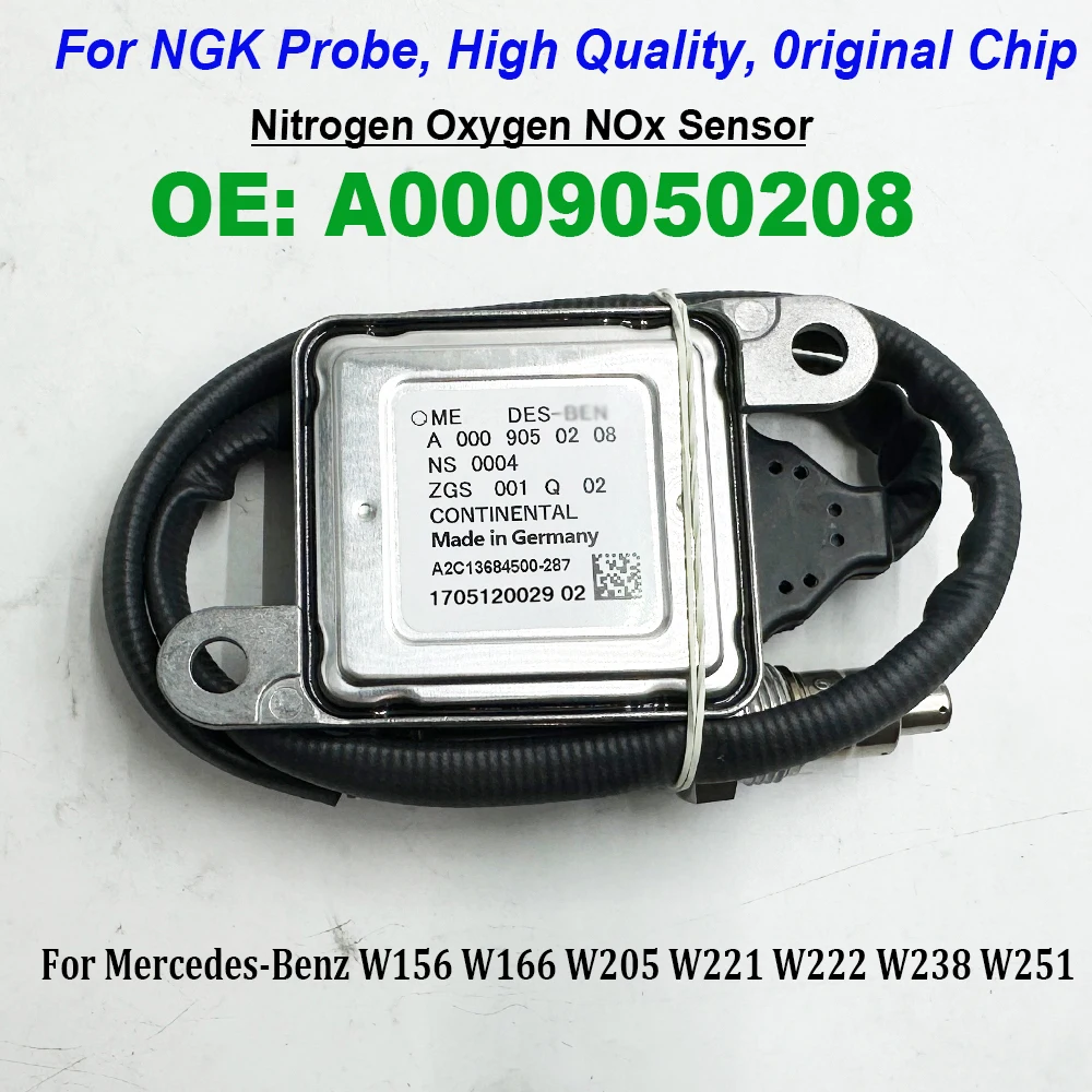 A 0009050208 0009050208   per sonda NGK Sensore NOx di azoto e ossigeno A 0009052909   Per Mercedes Benz Classe S W222 S300d S350d BlueTEC