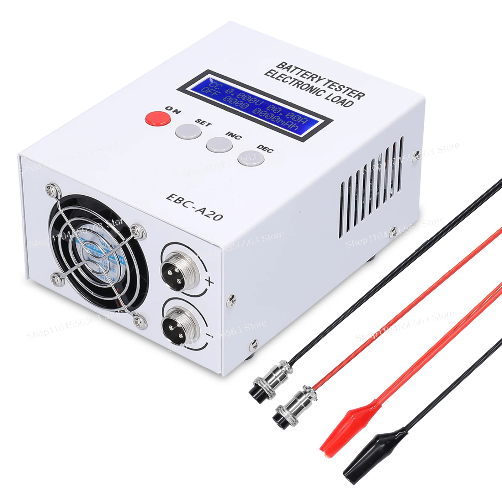 Battery Capacity Tester EBC-A20 30V 20A 85W Lithium Lead Acid Battery Analyzer with 5A Charge 20A Discharge and Software Control