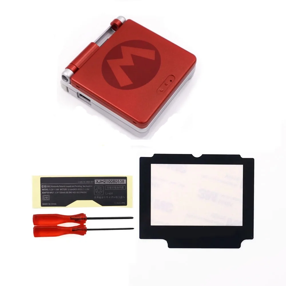 غلاف غلاف كامل جديد لوحدة التحكم Game boy Advance SP GBA SP حافظة بلاستيكية بديلة #4