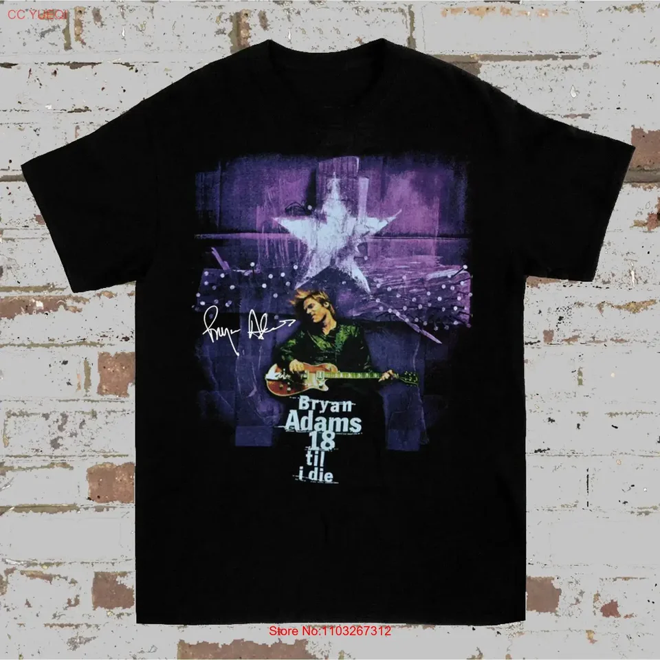 BRYAN ADAMS 18 Til I Die Tour T Shirt Short sleeve all size S to