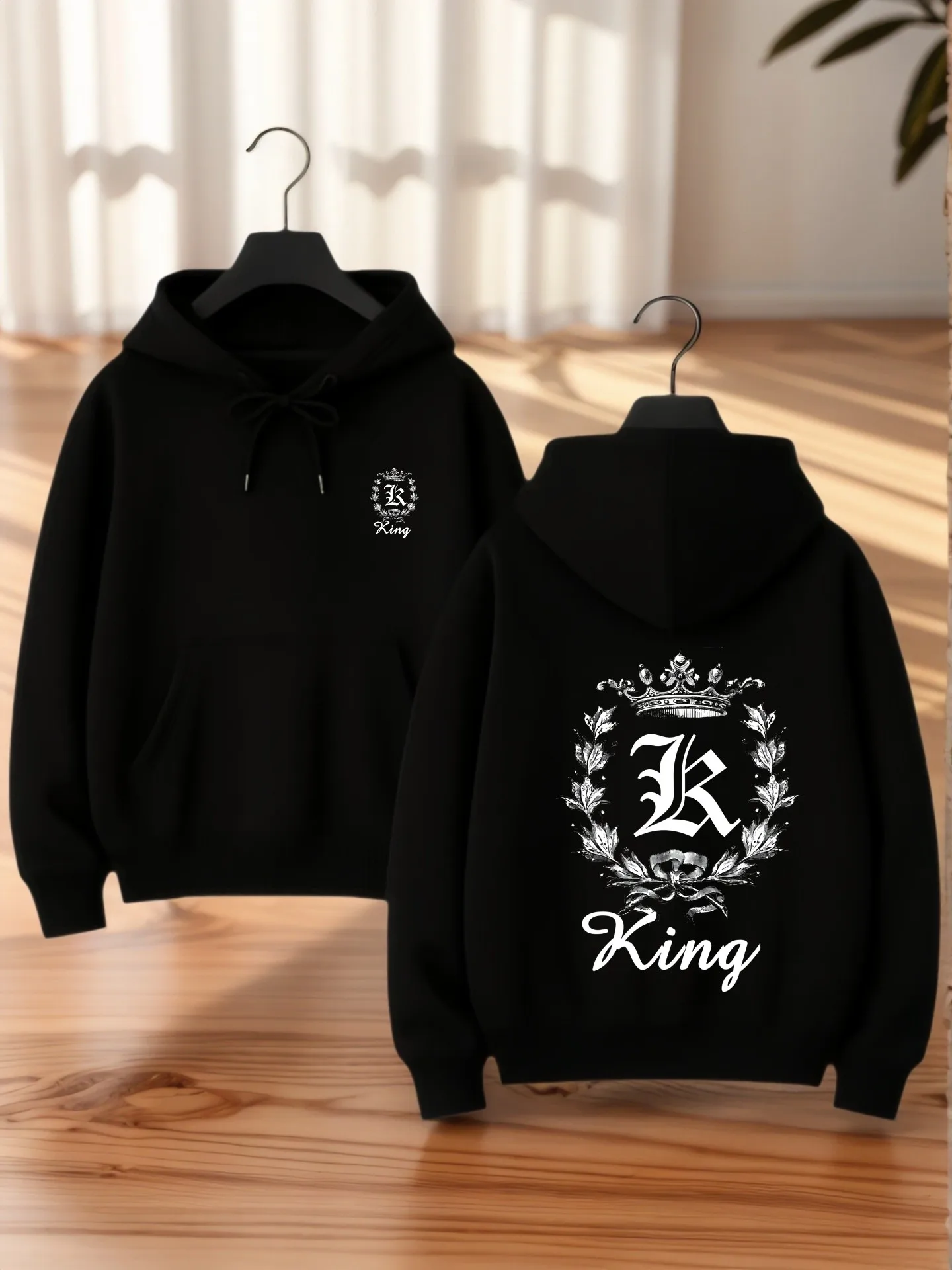 

Женская толстовка с рисунком, Никогда не одна с буквенным принтом, Эстетическая уличная одежда, Смесь хлопка, Повседневная повседневная одежда, Для молодых мужчин