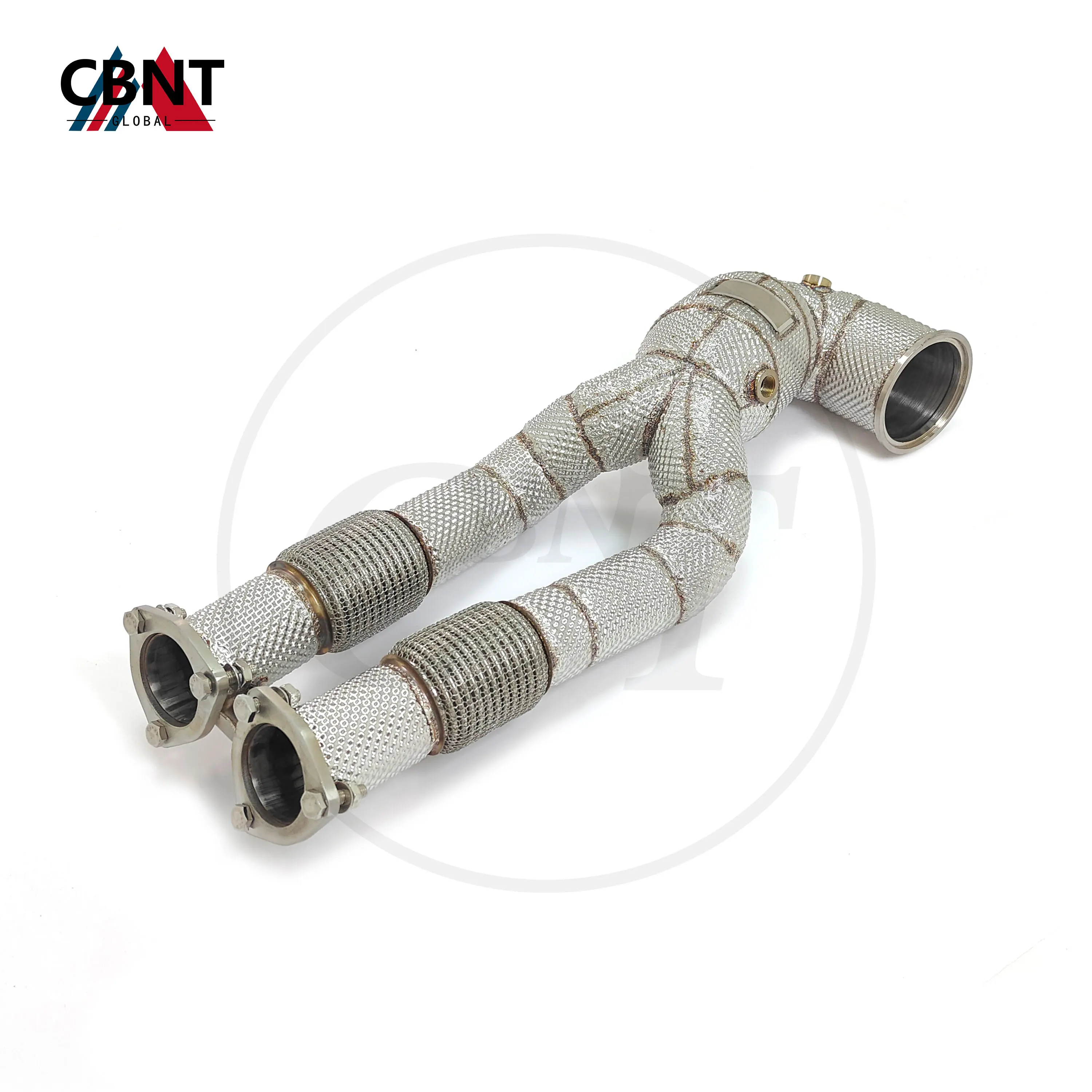 

CBNT Exhaust Headers for Audi RS3 RSQ3 TTRS 2.5T Downpipe with Catalytic Converter SS304 Tuning Exhaust-pipe System