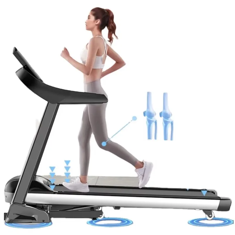 Fitness Equipment Lose Weight Walking Machine New Intelligent Treadmill Household Electric Slope Adjustment Folding Treadmill