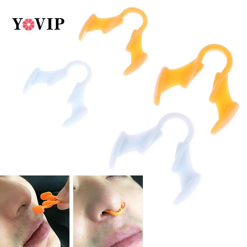 1Pc Silicone Anti-Snoring Corrector Snore Prevention Gadget Women\'s Anti-Snore Device Snore Elimination Nose Clip