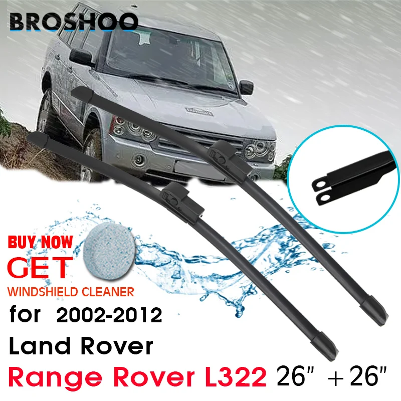 

Car Wiper Blade Window Windscreen Windshield Wipers Blades 26"+26" For Land Rover Range Rover L322 2002 - 2012 Auto Accessories