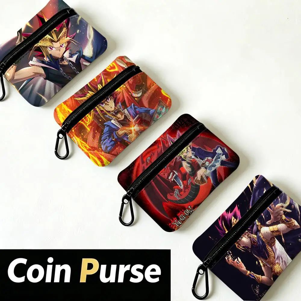 Y-Yu-Gi-Oh-Master Duel-Fantasy Wear-resistant Oxford Cloth Coin Purse Portable Backpack Hanging Card Storage Bag