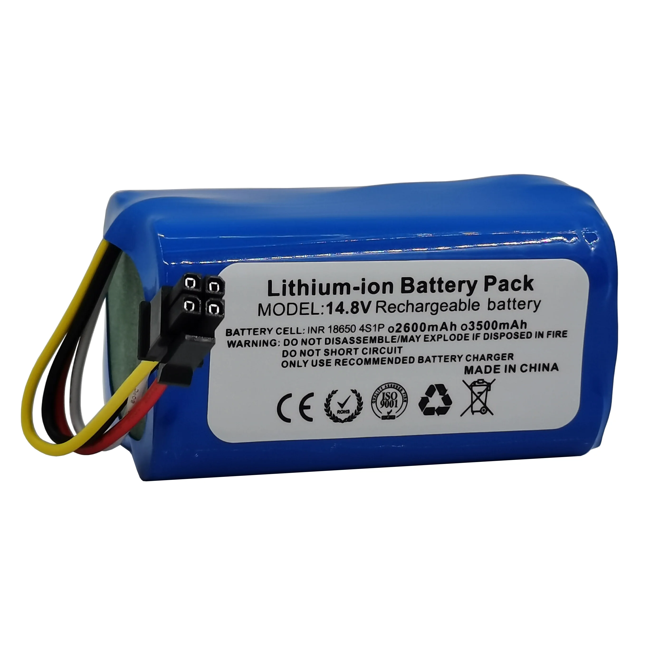 14.4V 14.8V 3500mAh 2600mAh litowo-jonowy cylindryczny ładowalny akumulator do Midea odkurzacz Robot i5 Extra i5 młody i9 oko