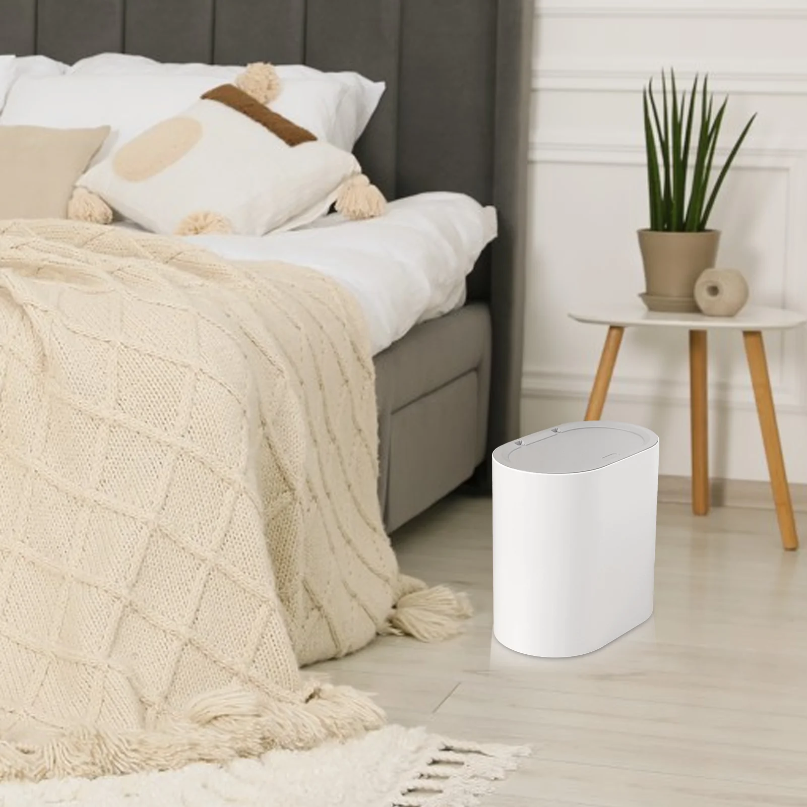 

Мусорный бак для ванной комнаты с крышкой, мусорный бак, верхняя корзина для мусора, стильный тонкий мусорный бак, компактная корзина для мусора для кухни