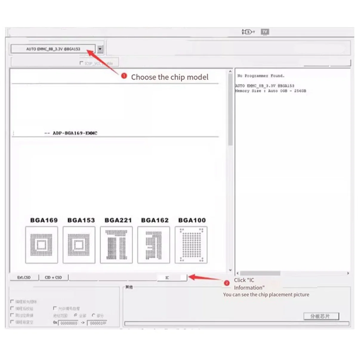 【New&User-Coupon!】EMMC Chip Adapter for XGecu T76 Programmer BGA153/BGA169 High-Speed Read and Write Burning Seat Adapter