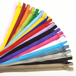 10Pcs 3#20CM Closed Nylon Coil Zipper Suitable For Clothes