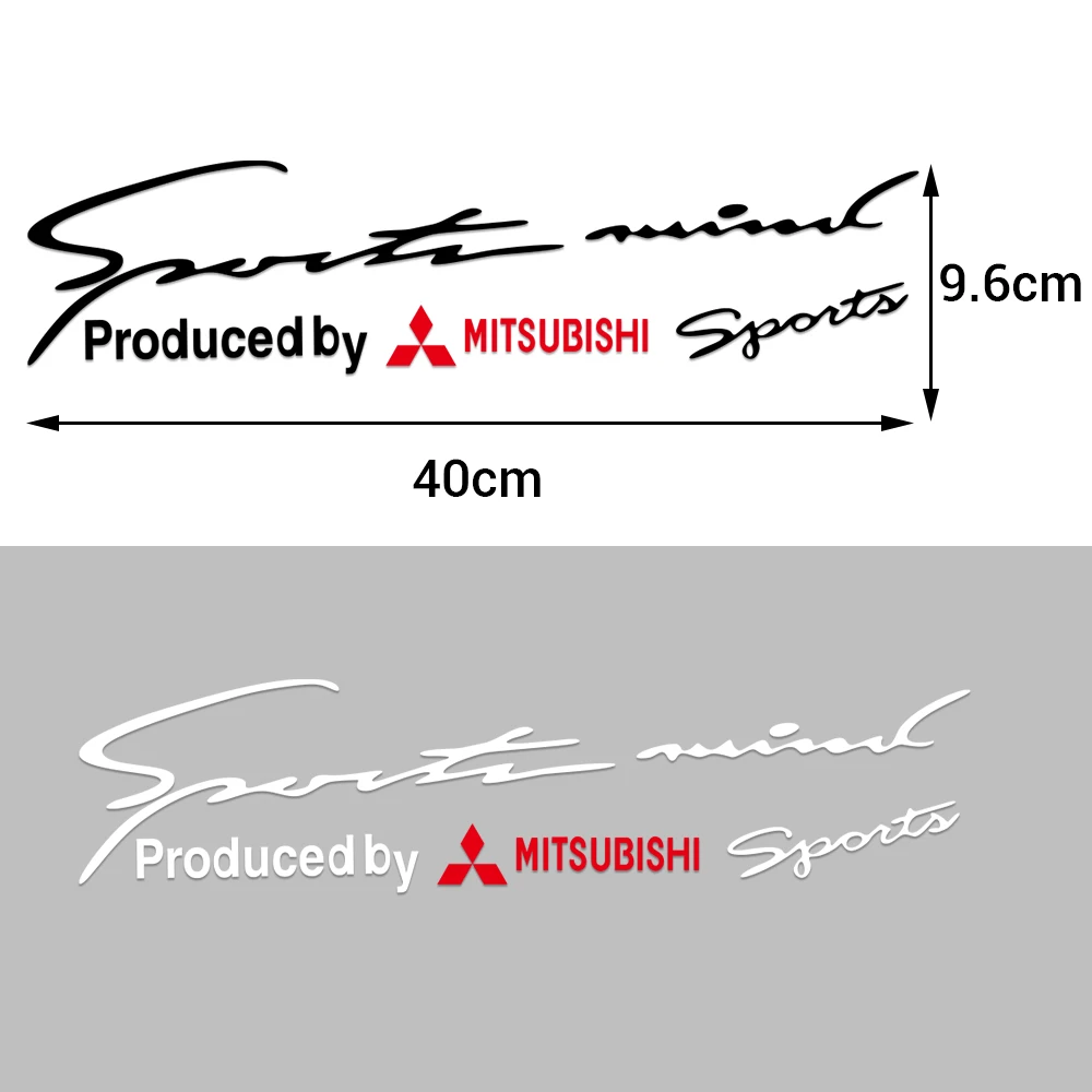 สติกเกอร์ติดไฟหน้ารถยนต์ ลายโลโก้รถยนต์ สำหรับมิตซูบิชิ แรลลิอาร์ต แกรนดิส แลนเซอร์ เอาท์แลนเดอร์ คอมเพทชั่น เอเอสเอ็กซ์