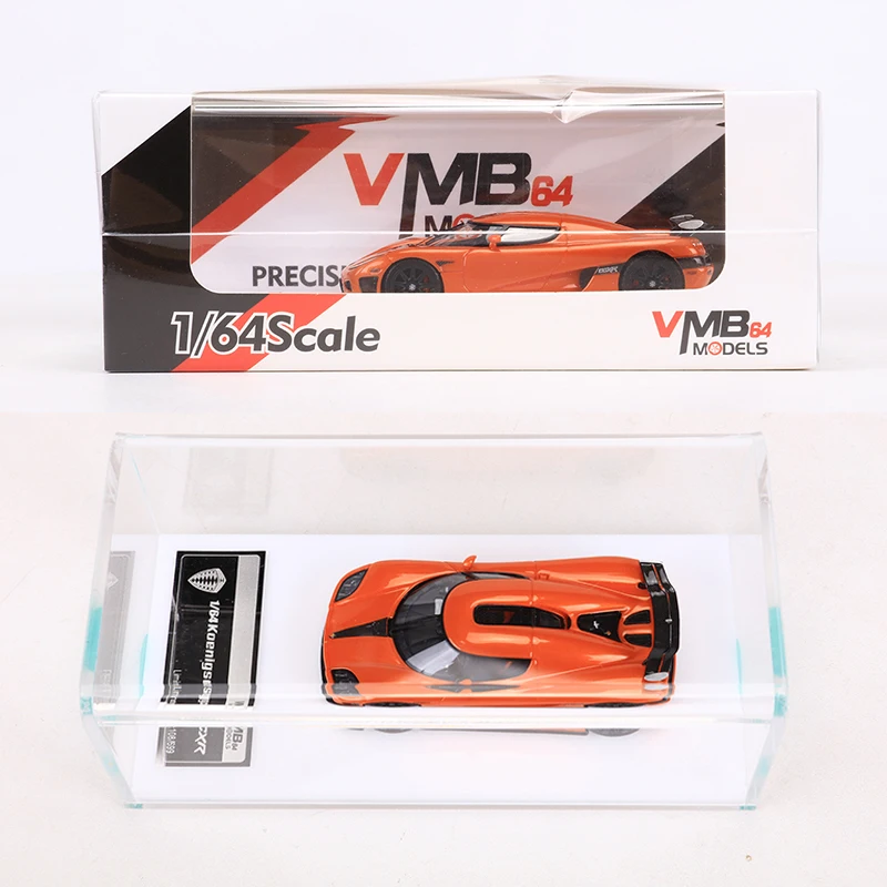 Modèle de voiture en résine orange CCPoly, VMB 1:64, édition limitée 699