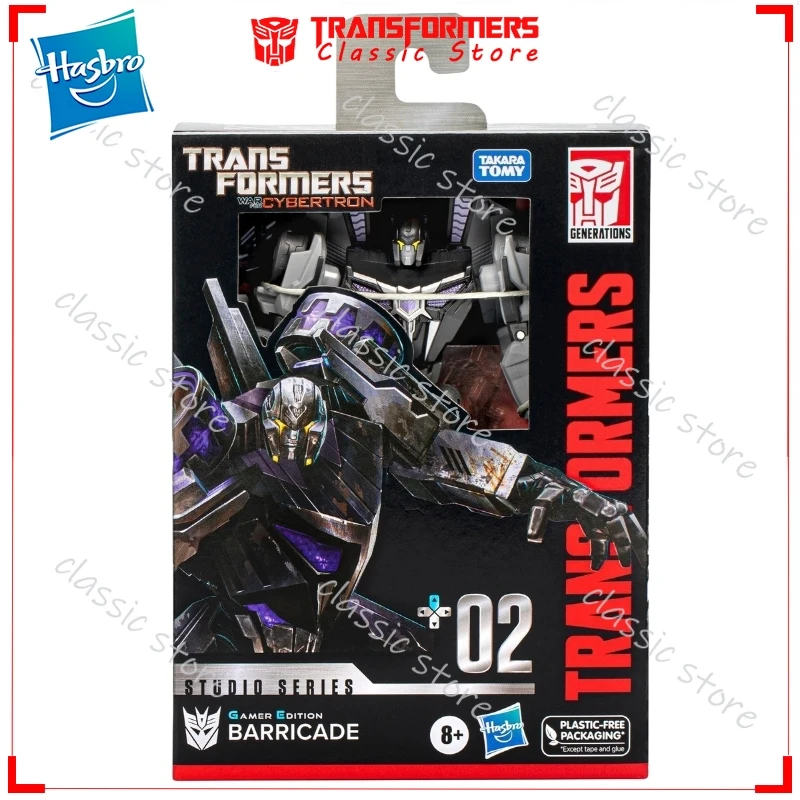 Auf Lager Classic Transformers Toys Gamer Edition Deluxe Class WFC SS-GE-02 Barricade Cybertron Autobots Actionfiguren Geschenke