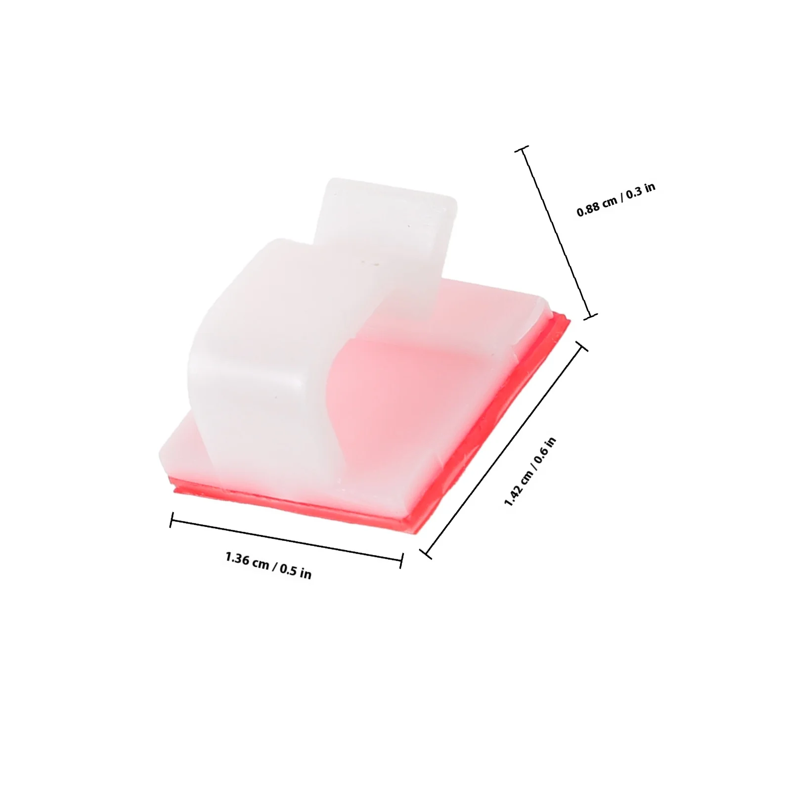 100pcs Cable Clips Adhesive Cord Management Clamps Wire Fixing Holder For Car Dash Cam Desktop Organizer Wall Mount Durable