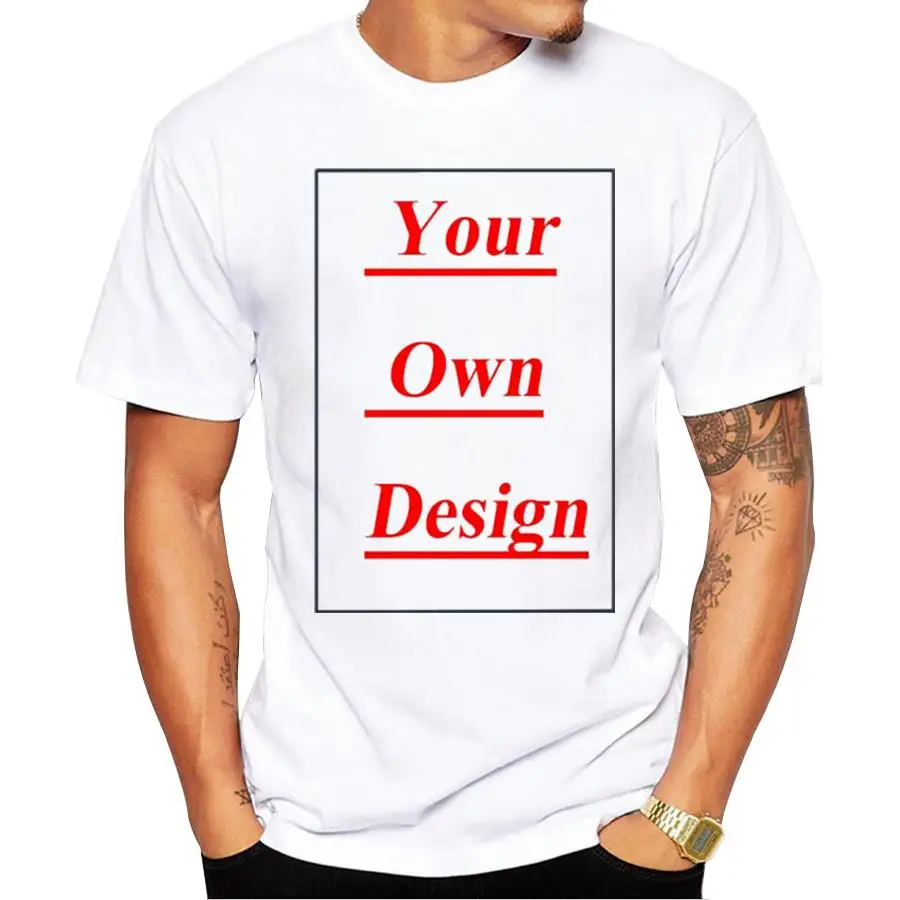 

High Quality Customized Men T shirt Print Your Own Design Men Casual Tops Tee Shirts