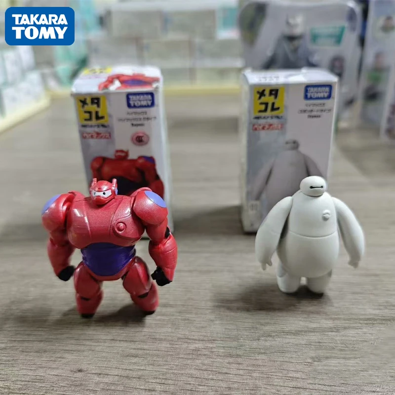 TAKARA TOMY Big Hero 6 Flying Baymax Alloy Doll Movie Peripheral Decorative Ornaments Children's Toy Model Birthday Gift