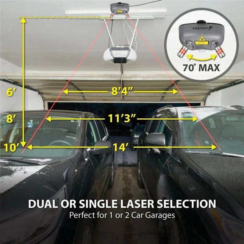 Laser Parking Meter Car Garage Ceiling Location Positioning Correction Parking Sensor Aid Monitor System BP-01 Double-end