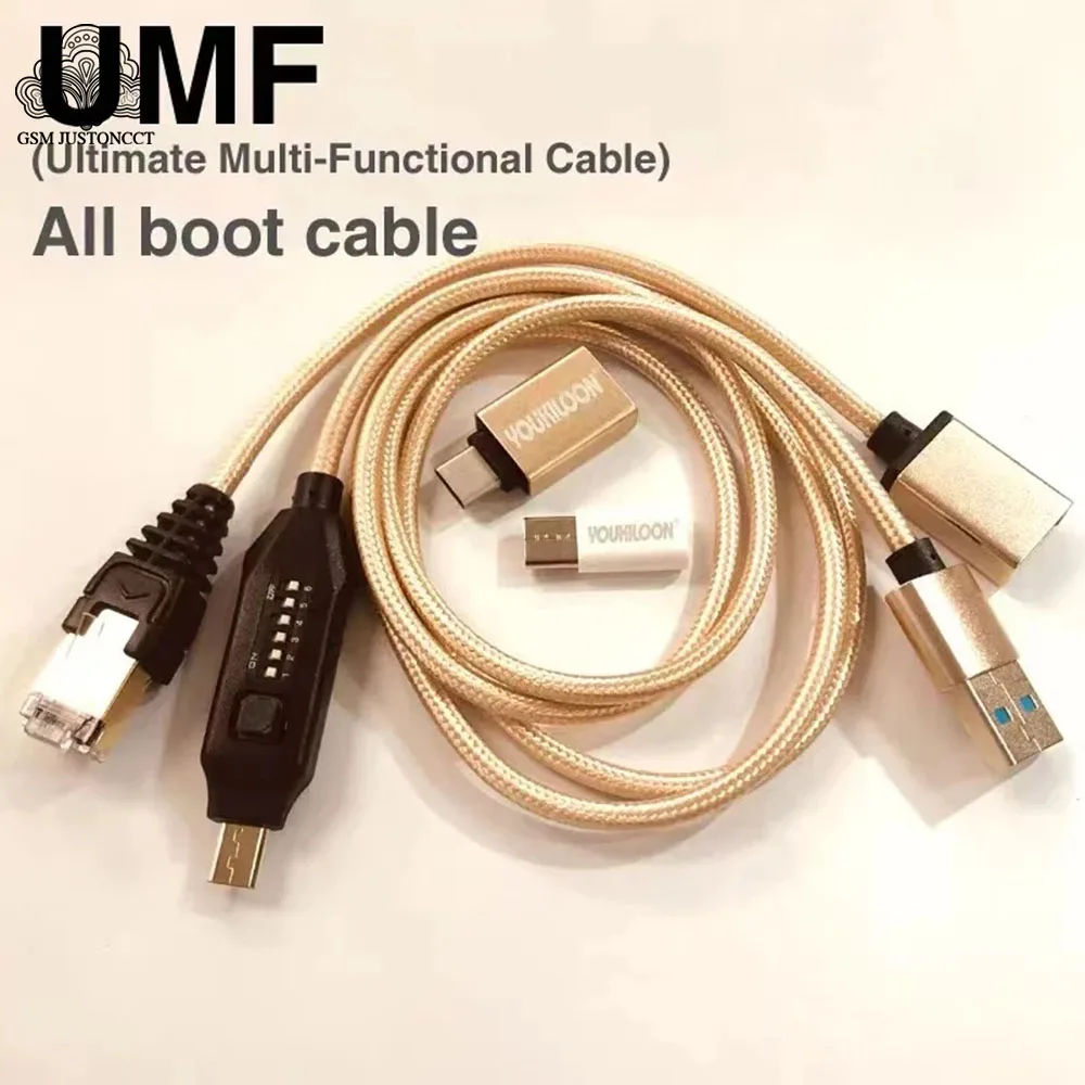 Multi function Boot All in one Cable ( EASY SWITCHING ) Micro USB RJ45 All in One Multi function Boot Cable edl cable