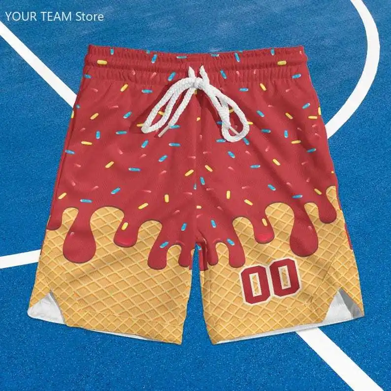

Ice Cream Drip Shorts, Custom Jersey Shorts, Youth Drip Baseball Shorts, Boy Ice Cream Drip Shorts Youth