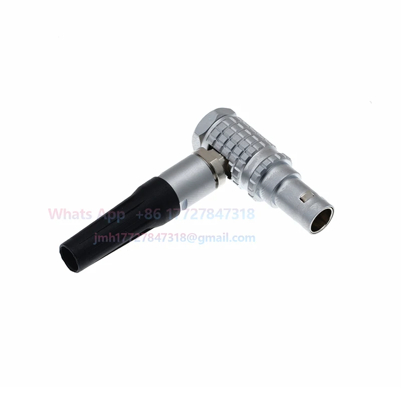 0B FHG aviation elbow male plug 2.3.4.5.6.7.9 pin, push-pull self-locking data transmission Camera power and audio plug