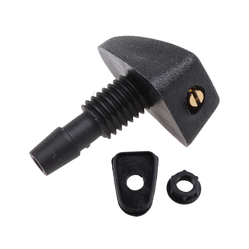 Universal Car Front Windscreen Washer Jet Nozzles Windshield Water Fan Spout Cover Washer Outlet Wiper Nozzle Adjustment