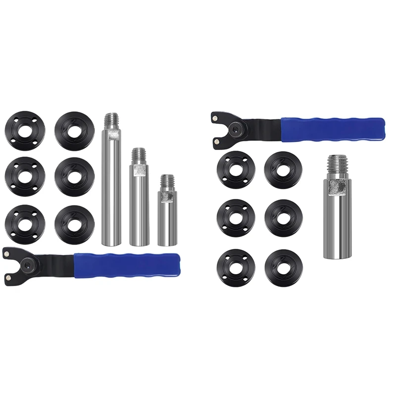 

B-T Angle Grinder Wrench 5/8In-11 Angle Grinder Extension Shaft With 6Pcs Spanner Flange Grinder Nut